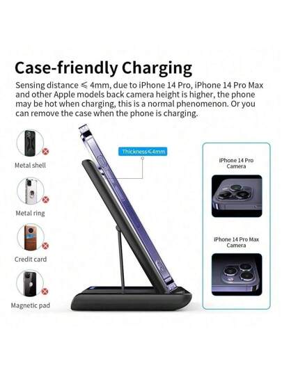 شاحن لاسلكي 3 في 1 متوافق مع آيفون 15 و 14 و 13 و 12 برو ماكس و 11 بشحن سريع 15 واط ، قاعدة شحن متوافقة مع ساعة آبل ، حامل استقطاب متوافق مع آيفون 16 و 15 و 14 و 13 و 12 و 11 و X و 8 برو ماكس/برو/ميني/زائد ، متوافق مع ساعة أي واتش ومع ايربودز ، مناسب للمك