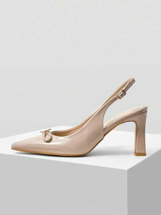 MOTF أحذية كعب عالي كلاسيكية مريحة متعددة الاستخدامات بتصميم أصبع قدم مدبب مناسبة للتنقل والمواعيد والحفلات والعطلات والحفلات الزفاف