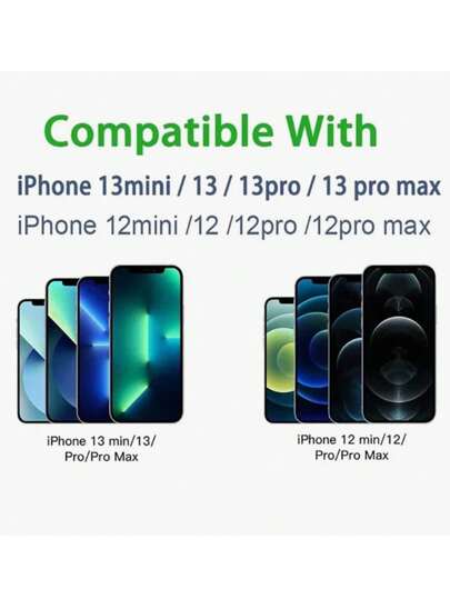 شاحن لاسلكي مغناطيسي سريع 15 واط ل- آيفون 15 و14 و13 و12 برو ماكس وميني، محطة شحن لاسلكي مناسبة للمكتب والسكن والمنزل