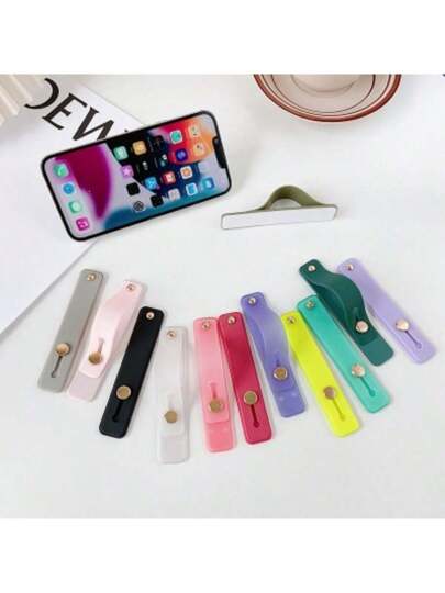 3 حلقات دعم هاتف سيليكون بألوان عشوائية متوافقة مع هواتف آيفون والأندرويد، هدية لأعياد الميلاد والعائلة والأصدقاء، حلقات أصبع لحمل الهاتف، مقبض هاتف، إكسسوارات هاتف