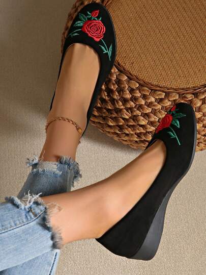 نساء شرائط مرنة أحذية مسطحة، أحذية كاجوال سهلة الارتداء بكعب هزازة، أحذية نسائية هزازة للممرضات والأمهات