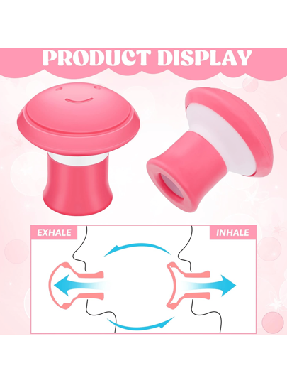جهاز تدريب العضلات V الصامت بقطعتين من السيليكون، أداة تدليك الوجه، أداة اليوجا للوجه، مدرب اليوجا للوجه، جهاز تمارين الفك والذقن المزدوج للرجال والنساء