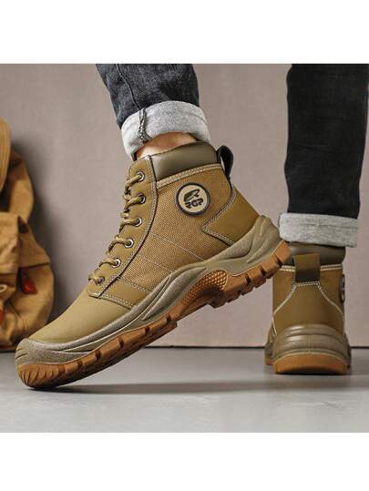 بوت أمان للرجال بطرف من الصلب، مقاومة للكسر والثقب، ثلاثية الوظائف، مقاومة للانزلاق والتآكل، تنفس للخارج، امتصاص الصدمات، بوت عمل للخروج