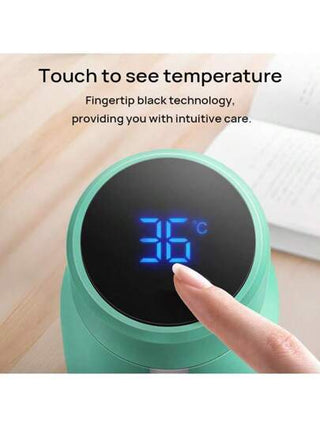 PHILIPS كوب ترمس ذكي AWP2781AR شاشة تعمل باللمس لعرض درجة الحرارة مصنوع من الفولاذ المقاوم للصدأ 316 مع فلتر شاي محمول للسيارة مقاوم للماء بدرجة IPX7 تصميم عالي القيمة بلون أورورا