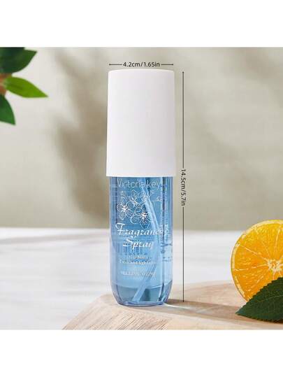 1 قطعة رذاذ عطر زهري مناسب للشعر والملابس والنوم والصالون والحمام، خالي من الكحول، رائحة زهرية طويلة الأمد، سعة 90 مل