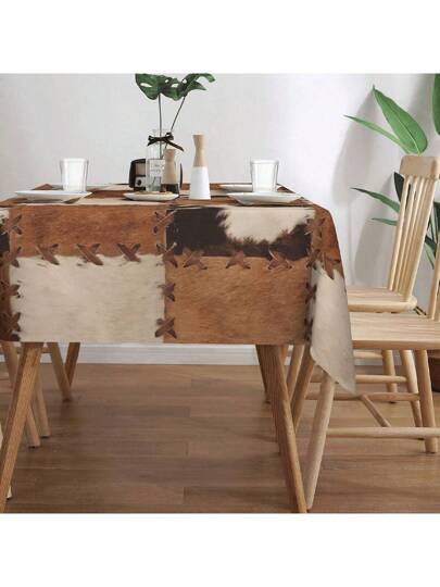 غطاء طاولة مربع مصنوع من بوليستر مقاوم للبقع والكرمشة، مناسب لحفلة عيد الميلاد وديكور المطبخ المنزلي، للاستخدام الداخلي والخارجي، هدية مثالية للأسرة والأصدقاء، غطاء طاولة عيد الميلاد