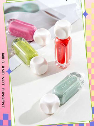 طلاء أظافر جديد 5* 10مل، مناسب للربيع والصيف، متنوع في الألوان لتختار منه - جاف سريع، بدون خبز وتمزق - مناسب للنساء والفتيات