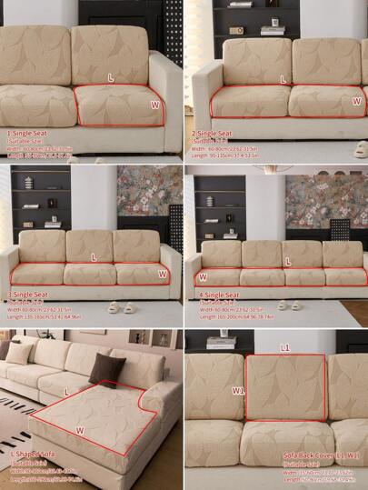 قطعة واحدة من غطاء األرائك المرن، مقاوم للانزلاق ومقاوم للماء من قماش سميك، غطاء ملائم للمواسم الأربعة، قابل للغسل في الغسالة، صديق للحيوانات، مناسب لتغطية األرائك من 1-4 مقاعد واألرائك على شكل حرف L، مناسب لغرفة النوم والمكتب وغرفة المعيشة