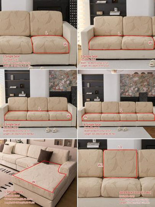 قطعة واحدة من غطاء األرائك المرن، مقاوم للانزلاق ومقاوم للماء من قماش سميك، غطاء ملائم للمواسم الأربعة، قابل للغسل في الغسالة، صديق للحيوانات، مناسب لتغطية األرائك من 1-4 مقاعد واألرائك على شكل حرف L، مناسب لغرفة النوم والمكتب وغرفة المعيشة