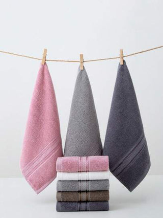 1/5/10 قطع مناشف يد قطنية مربعة 34 * 34 سم، بتصاميم بسيطة من الشارات والنقوش الزهرية، ماصة وسريعة الجفاف، مناسبة للحمام والمطبخ والسفر والفنادق، هدايا للرجال والنساء والأزواج، مناسبة لجميع المواسم