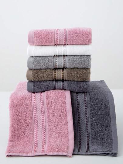 1/5/10 قطع مناشف يد قطنية مربعة 34 * 34 سم، بتصاميم بسيطة من الشارات والنقوش الزهرية، ماصة وسريعة الجفاف، مناسبة للحمام والمطبخ والسفر والفنادق، هدايا للرجال والنساء والأزواج، مناسبة لجميع المواسم