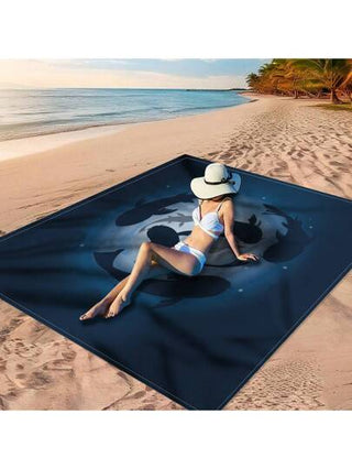 قطعة واحدة من 'بساط شاطئ بنمط التنين، بساط شاطئ وحش البحر الأرجواني، بساط شاطئ بظل سمكة البحر العميق، بساط شاطئ سمكة القرش البارد، بساط شاطئ حبر بحري' مصنوع من 100% بوليستر، مقاوم للماء وسريع التجفيف، قابل للغسل وغسل آلي، مناسب للتنزه والنزهات...