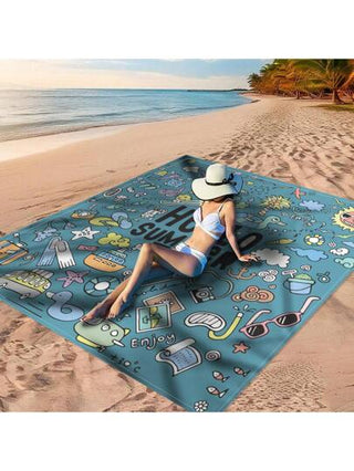 قطعة واحدة من "بساط شاطئ وحش البحر الجميل، بساط شاطئ صيفي مضحك، بساط شاطئ مائي مصور، بساط شاطئ بحري خفيف وممتع، بساط شاطئ خرافي لملكة البحر"، مصنوع من مادة بولي إستر 100٪، مقاوم للماء وسريع التجفيف، قابل للغسيل والغسيل بالغسالة، وهو مناسب جدًا...
