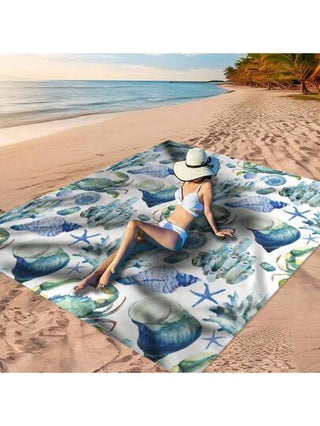 قطعة واحدة من "بساط شاطئ وحش البحر الجميل، بساط شاطئ صيفي مضحك، بساط شاطئ مائي مصور، بساط شاطئ بحري خفيف وممتع، بساط شاطئ خرافي لملكة البحر"، مصنوع من مادة بولي إستر 100٪، مقاوم للماء وسريع التجفيف، قابل للغسيل والغسيل بالغسالة، وهو مناسب جدًا...