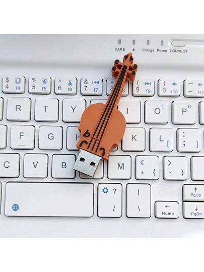 محرك الفلاش أقراص سعة 64 جيجابايت بتصميم مفتاح البيانو الكرتوني ،محرك فلاش 128 جيجابايت إصدار 2.0 بشكل قلم كرتوني, قرص فلاش 32 جيجابايت، هدية بسعة 64 جيجابايت