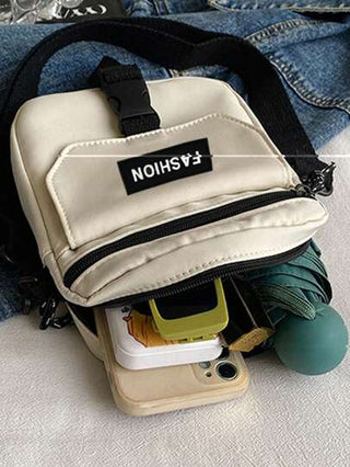 حقيبة كاجوال صغيرة شخصية للرجال حقيبة كتف رياضية مع حقيبة عبر الجسم صغيرة حقيبة مربعة صغيرة على طراز هونج كونج