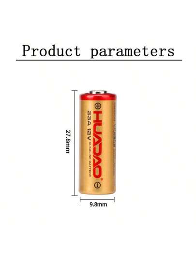 بطارية قلوية 23A 12 فولت، بطارية آلية مضادة للسرقة للجرس وجهاز التحكم عن بعد لدافعة أبواب الستائر الدوارة، بطارية مرتفعة العمر الافتراضي ، فائقة