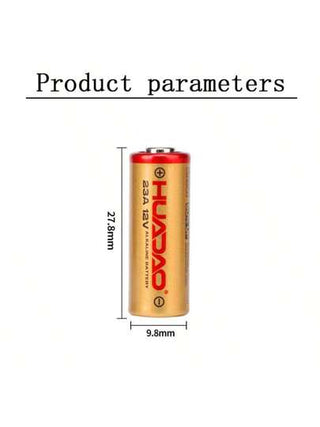 بطارية قلوية 23A 12 فولت، بطارية آلية مضادة للسرقة للجرس وجهاز التحكم عن بعد لدافعة أبواب الستائر الدوارة، بطارية مرتفعة العمر الافتراضي ، فائقة