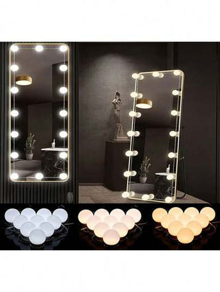 مرآة مكياج LED قابلة للتعديل 3 ، تتميز ب- 3 وضعيات إضاءة قابلة للتعديل. أضواء LED عالية السطوع، تعمل بإمداد طاقة USB، مناسبة للإضاءة المساعدة لمرايا المكياج أو طاولات المكياج. إنها مصباح زخرفي LED (بدون مرآة) لطاولات المكياج أو مكاتب المكياج الحديثة