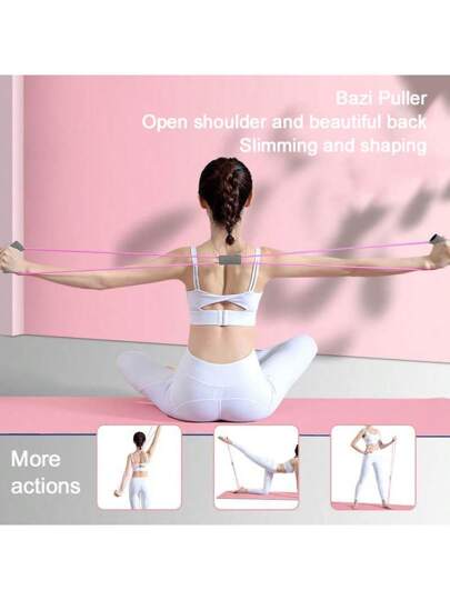 طقم معدات لياقة بدنية متعددة الوظائف لتدريب الساق، المرونة اليوغا، اللياقة البدنية والتدريب القوة للجيم المنزلي