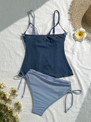 طقم تانكيني حريمي Swim Lushoire مجموعة بكيني محبوك أنيقة للنساء بحفلات الإجازات