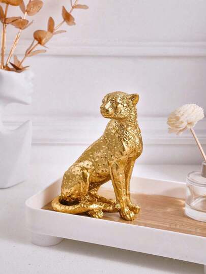 1 ديكور طاولة صغير على هيئة نمر ، مصنوع من الراتنج بأسلوب رجعي ، ديكور يدوي للمكتب والبهو والفندق والغرفة والمنزل والمطبخ والحفلات والأعياد والعرس والصالون