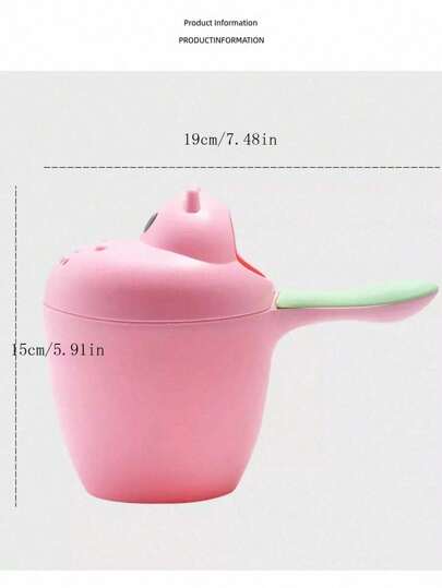 1 كوب متعدد الاستخدامات لغسل شعر الأطفال، كوب شطف جديد بكامل الصور الكرتونية الجذابة، مغرفة لاستحمام الأطفال، مناسب للاستخدامات المنزلية اليومية المختلفة