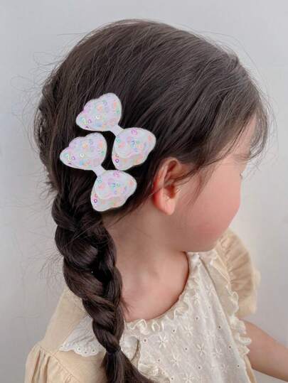 847 قطعة/مجموعة، مشابك شعر فراشة لامعة بتفاصيل جوهرية للفتيات، دبابيس شكل فيونكة أميرية بسيطة، اكسسوارات شعر بزهرة البابونج، شريط شعر قماشي ناعم، مجموعة هدايا مجوهرات شعر للأطفال، مناسبة لليوم اليومي أو عيد الميلاد