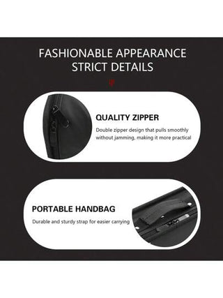 حقيبة منظم أدوات مصفف الشعر ، حامل كبير السعة لحمل ماكينة الحلاقة والشعر