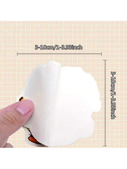 50 قطعة ملصقات فينيل رسوم كرتونية Y2K سوداء للرش الفني، مناسبة لزجاجات المياه والأجهزة المحمولة والهواتف والسكاتبورد والجيتارات والحقائب والألبومات والخوذات للأطفال والمراهقين والبالغين، ديكور حفلات، لوازم مدرسية، عودة للمدارس