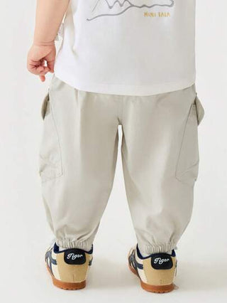 mini bala سراويل خفيفة ناعمة وقابلة للتنفس وقابلة للتعديل في الخصر للبنين لارتداء الخارجي والعمل