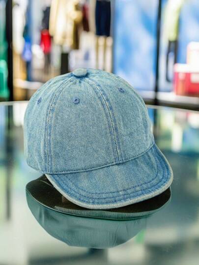 قبعة قبطان رضيع بنمط الربيع للصبي/الفتاة، مقاس من 6 إلى 24 شهرًا، قبعة كاوبوي جينز، هدية مخصصة للرضع