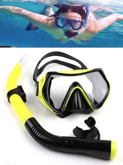 SHENYU قناع تنفس غوص للبالغين والمراهقين مع أنبوب التنفس ، طقم نظارات للغطس والسباحة