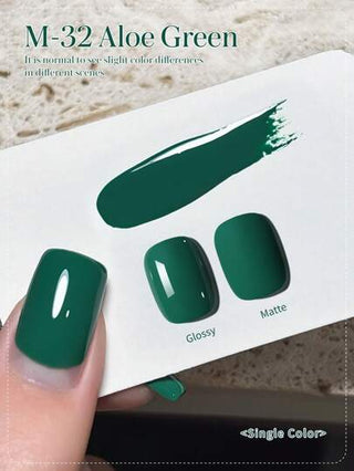 XEIJAYI زجاجة لك من جل طلاء أظافر بلون أخضر الصبار 15 ملل بدون رائحة، يزال بالنقع تحت أشعة UV وليد، درجات خضراء شائعة، هدية مثالية للربيع