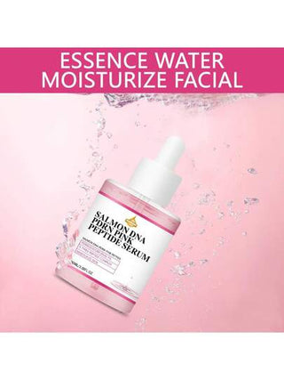 مصل بيبتيد وردي 3.38 أونصة سائلة من مركب بيبتيد ال- PDRN بتركيز 1% من الحمض النووي للسلمون، مغني بالكولاجين والنياسينامايد، مرطب ومشدد، خالٍ من الكحول، نباتي، مناسب للبشرة الحساسة، للجميع