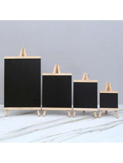 2 قطعة/طقم، لوح طباشيري صغير مزود بحامل خشبي لمنزل المكتب، لمحل الشاي والحليب والمطعم والإعلان الإبداعي ، ولوحات الأسعار للبار والسوبر ماركت ، إطار لوح طباشيري مع حامل ، هدية مثالية لعيد الميلاد والعام الجديد