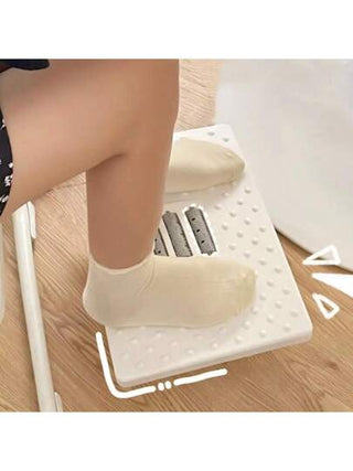 أثاث مكتبي مسند قدم مكتبي أرجونومي - تصميم حديث بسيط، بوظيفة تدليك، من مادة البلاستيك، مثالي للاسترخاء والراحة، حذاء مريح | مسند قدم حديث | مسند قدم بلاستيكي