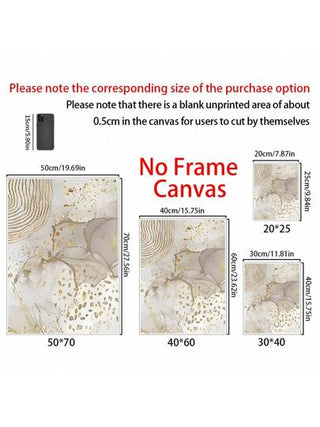 3 قطع مجموعة فن على قماش دار بوهيمي - بيج وذهبي رخامي - ديكور جداري حد أدنى للغرفة المعيشية والنوم ومكتب المنزل والحمام - طباعات محفوظة بإطار خشبي، فن جداري على قماش، ملصقات للغرف، أشياء ديكور الغرف، ديكور غربي، حديث