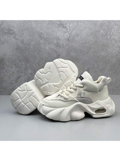 بوت رجالية بكعب عالٍ بيضاء، بوت رياضي سميك مرتفع مهوّى ذو كتلة أنيقة، بوت هوائية مساند، بوت رجالية بنعل هوائي مزود بامتصاص للصدمات بكعب عالٍ بيضاء للأزياء اليومية، بوت رياضية رجالية متعددة الاستخدامات عالية الجودة بنعل هوائي سميك، بوت شعبية رجالية