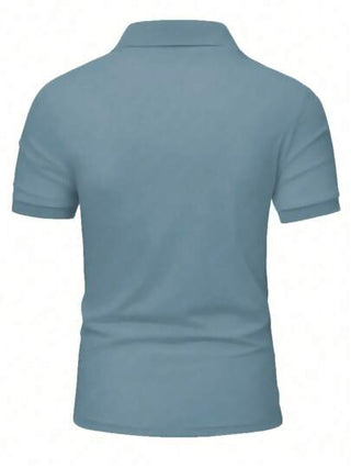 Manfinity LEGND قميص بولو بأكمام قصيرة للرجال ، ملابس صيفية عصرية