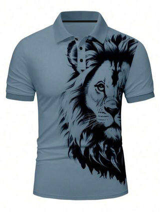 Manfinity LEGND قميص بولو بأكمام قصيرة للرجال ، ملابس صيفية عصرية