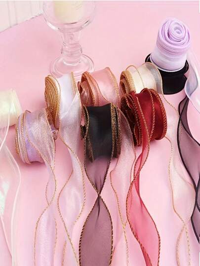 شريط ياقة سمكة الفيل واسع من غزل النسا الثلجي من بنوم بنه، للصناعات اليدوية التبرع بهدايا مثالية للهواة والعشاق DIY، للتغليف الزهري والخبز وفستان الزفاف والديكور والترتيبات الزهرية وزينة علبة الكيك والسيارة