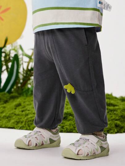 mini bala بنطلون أطفال مضاد للبكتيريا وبارد للأولاد والبنات، بنطلون طويل مناسب لدخول الحضانة