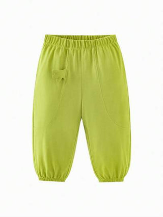 mini bala بنطلون أولاد وبنات مضاد للبكتيريا، بنطلون برّاد لرياض الأطفال ، بنطلون طويل