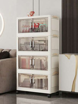 1 قطعة خزانة تخزين بعرض 45 سم/17.7 بوصة، صندوق تخزين قابل للطي، خزانة منظمة للألعاب في غرفة المعيشة، خزانة تخزين الوجبات الخفيفة، خزانة تخزين المطبخ، هدية عيد الميلاد، صندوق تخزين، للتخزين أسفل السرير