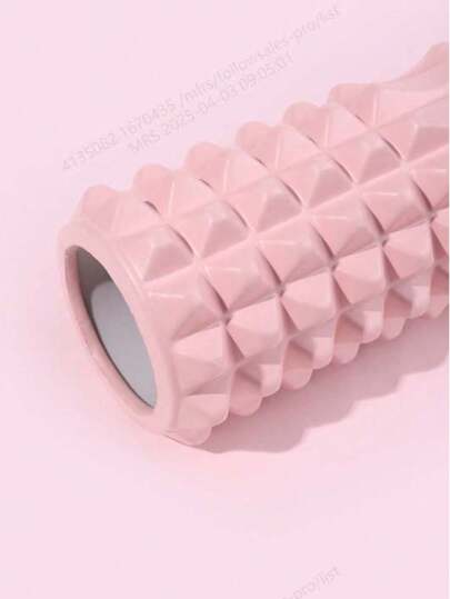 قطعة واحدة من أسطوانة اليوغا الرغوية السوداء EVA لتدليك الظهر والبيلاتس، مجموعة مساج، معدات عمود اللياقة البدنية، اكسسوارات تمرين اللياقة البدنية، أسطوانة لتدليك الظهر