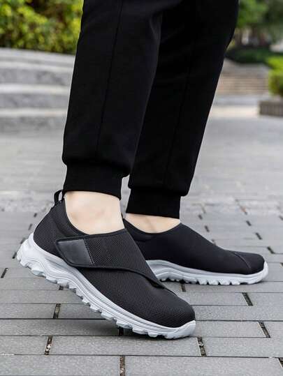 أحذية لأقدام متورمة، أحذية رجالية واسعة، أحذية توّرم القدم مع أربطة قابلة للتعديل لتعافي ما بعد الجراحة، أحذية مريحة واسعة للسير خفيفة الوزن، هدايا للآباء/الأمهات، كبار السن