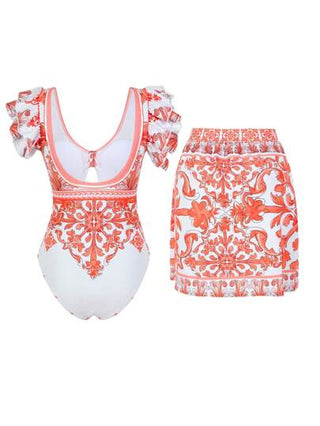 مايوه حريمي قطعة واحدة بكيني للسيدات ذوات الحجم الكبير بتنورة ملفوفة، طقم سباحة مثير بشرابة رقبة، موضة للشاطئ والإجازات، بتصميم أوروبي أمريكي، يراعي التحكم بالبطن