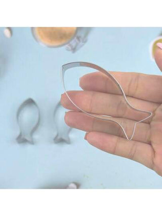 مجموعة مكونة من 3 قطع من قوالب بسكويت شكل أسماك كرتونية، قوالب أشكال حيوانات بحرية أسماك، أدوات ديكور الكيك والفوندان، قوالب تقطيع البسكويت، لعمل الحلويات والخضروات بشكل أسماك للطهي