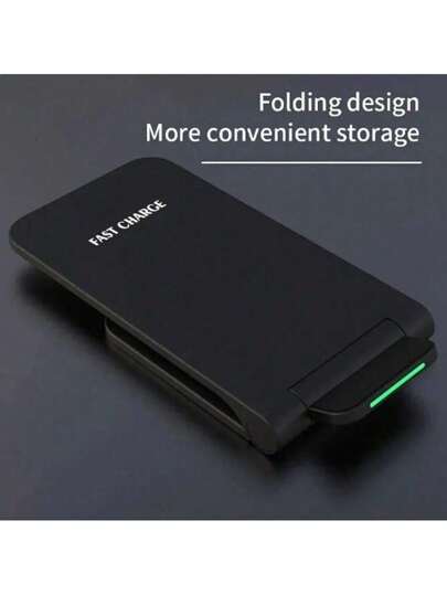 قاعدة شاحن لاسلكي 15 وات متوافق مع الهواتف من 16 إلى 11 (بما في ذلك الإصدارات برو) وXR و8 و X و XS ماكس ، شاحن إستحثاثي سريع، قابل للاستخدام في المكاتب والسكن والمنزل